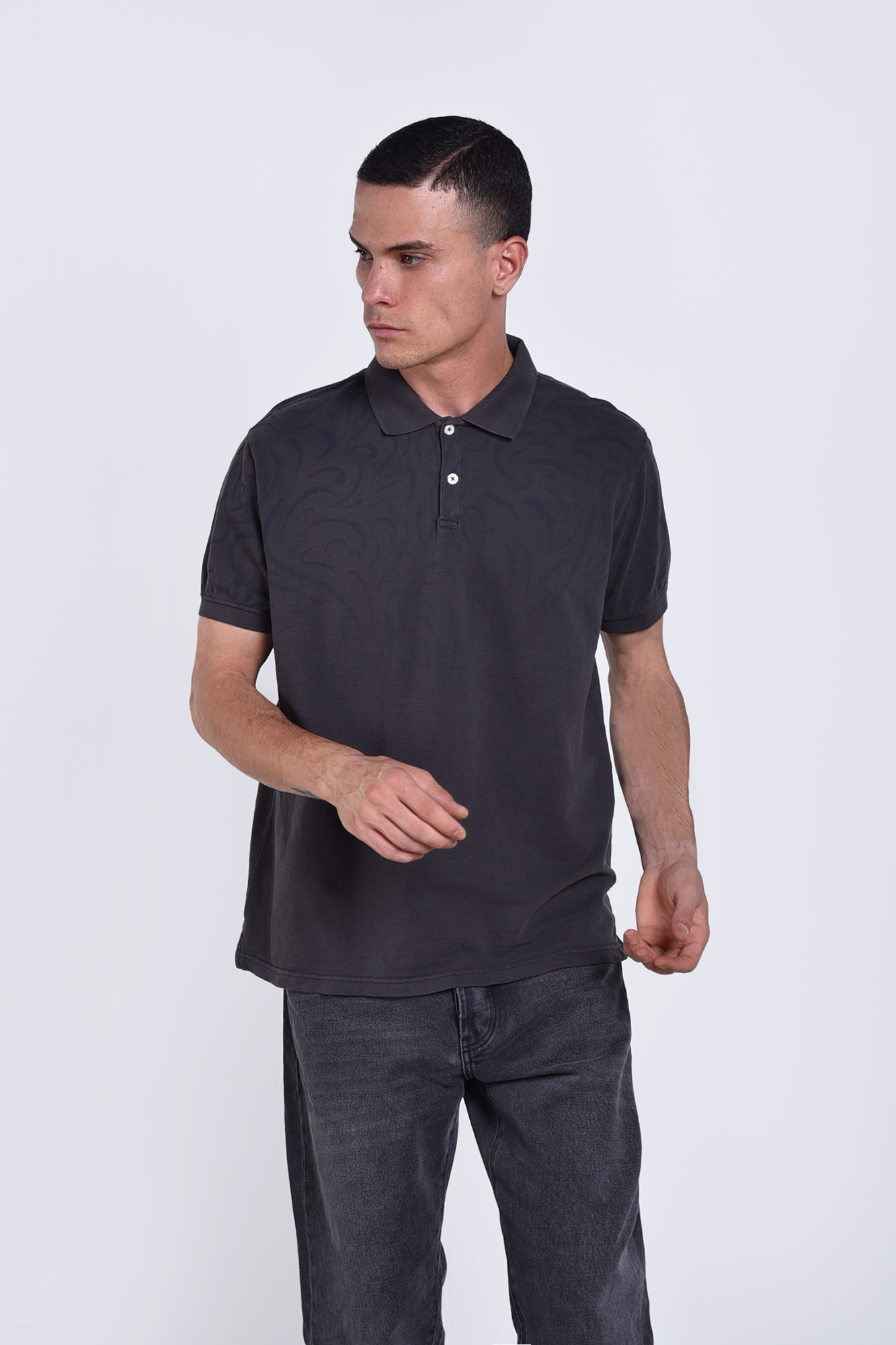 پولوشرت آستین کوتاه چاپی