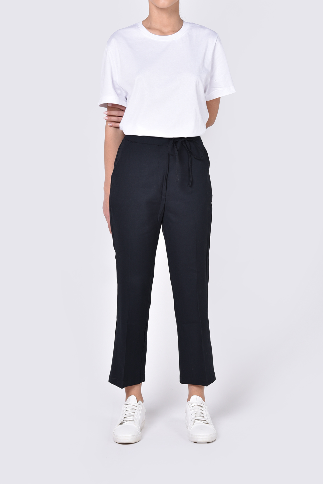 شلوار پارچه ای بندینک دار