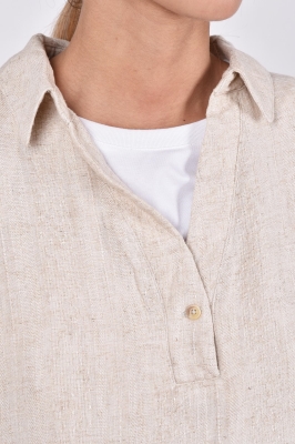 شومیز کیمونو لینن چین دار