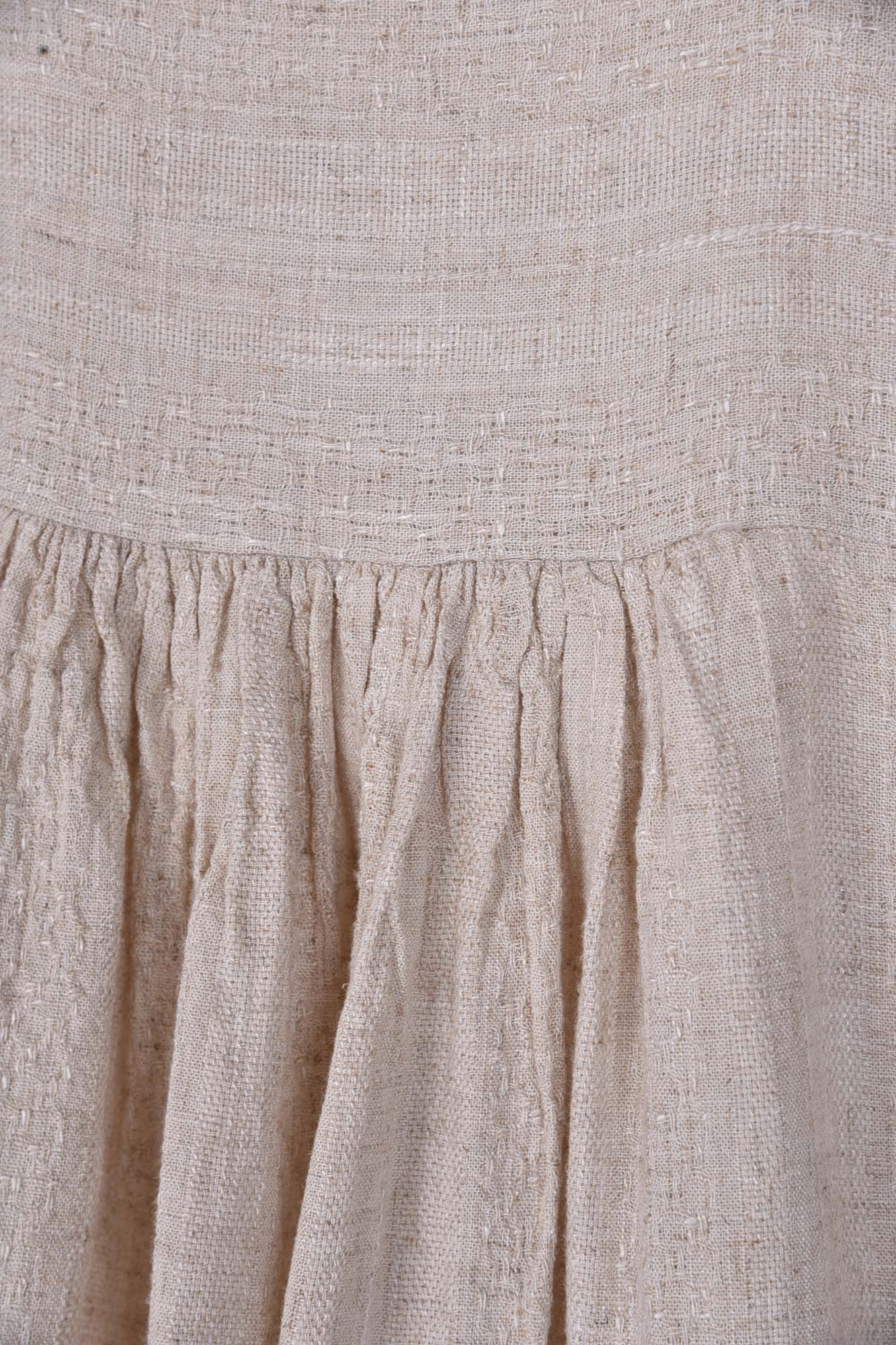 شومیز کیمونو لینن چین دار