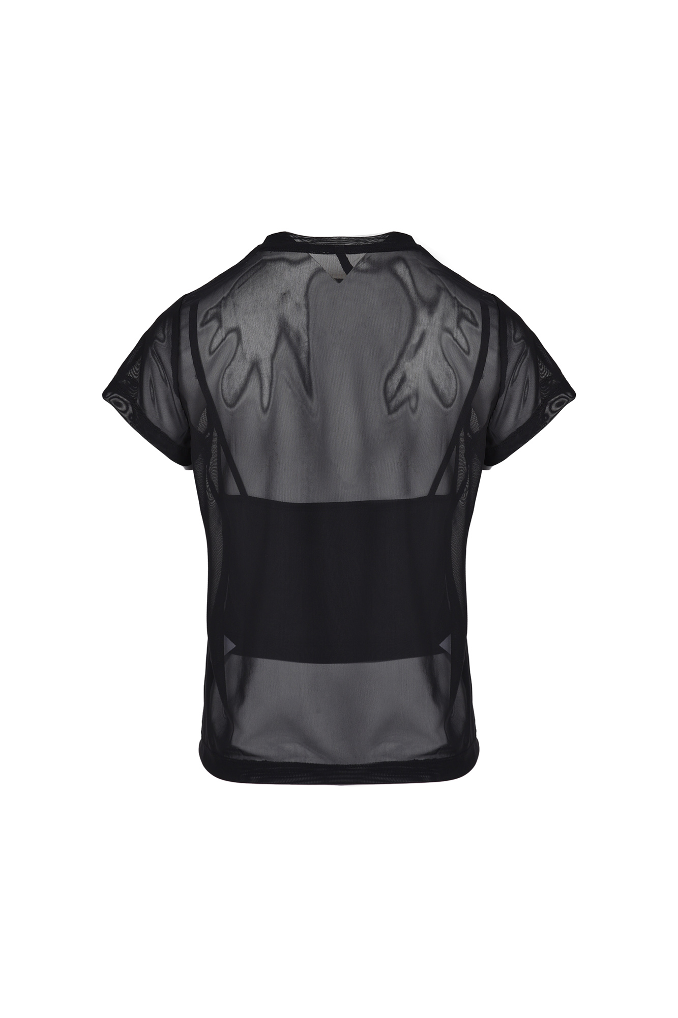 تیشرت توری چاپی با تاپ