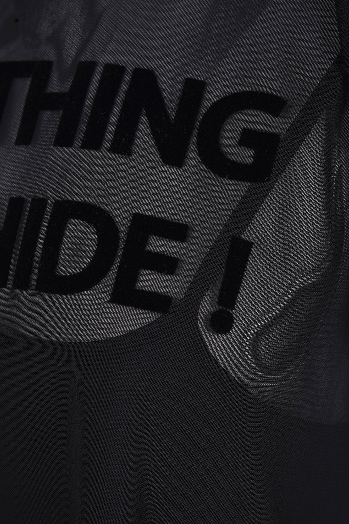 تیشرت توری چاپی با تاپ