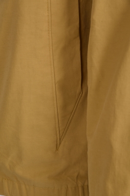 کاپشن کتان کوتاه زیپ دار