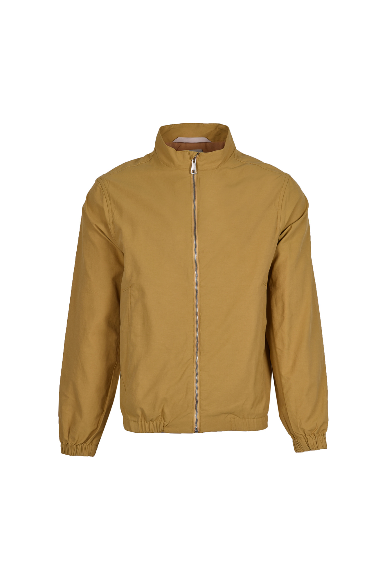 کاپشن کتان کوتاه زیپ دار