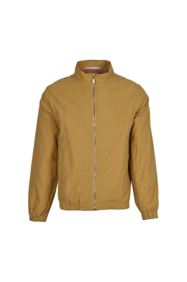 کاپشن کتان کوتاه زیپ دار