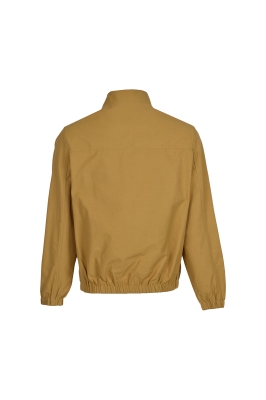 کاپشن کتان کوتاه زیپ دار