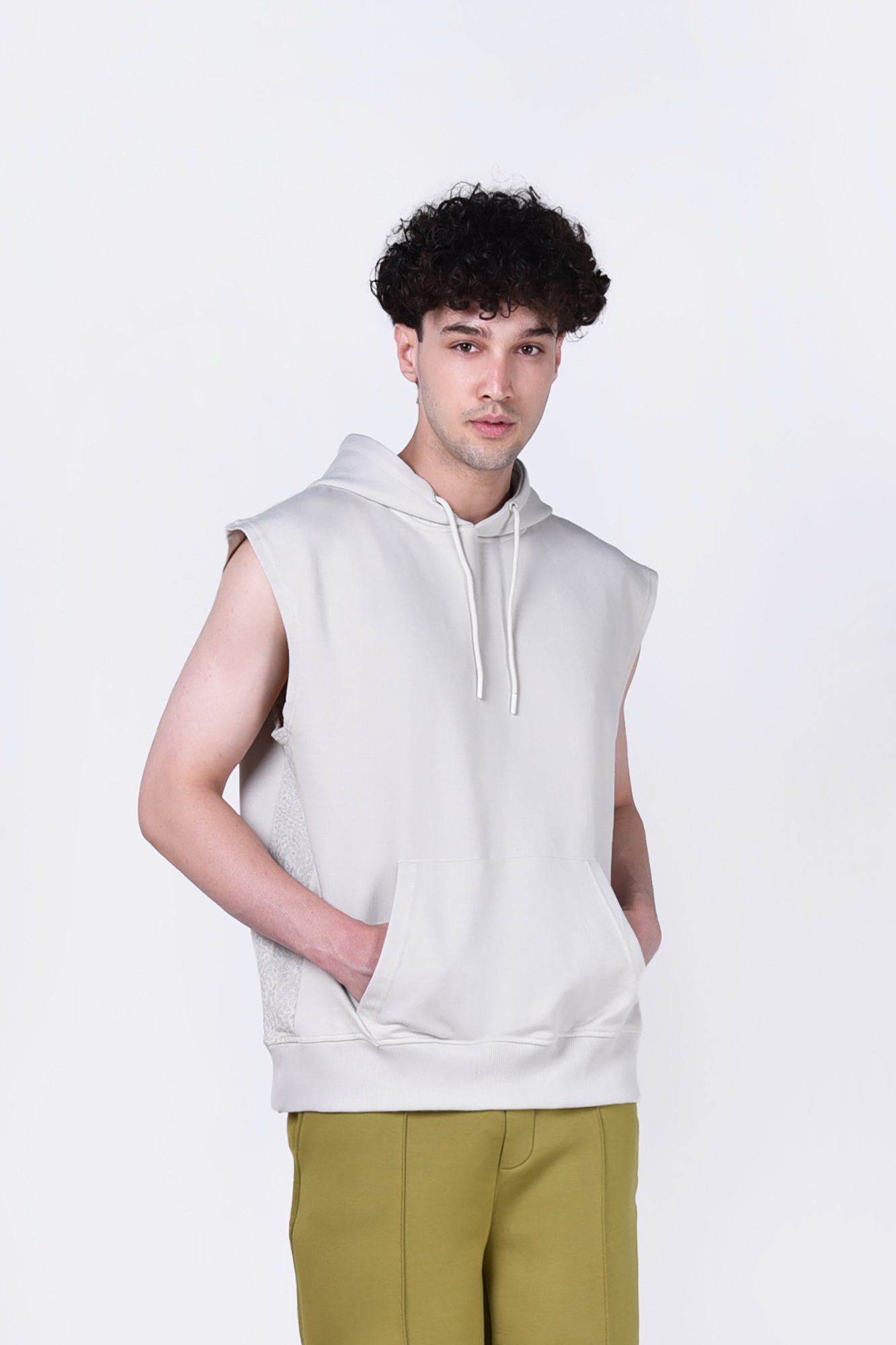 هودی آستین حلقه ای چاپی