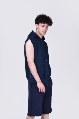 هودی آستین حلقه ای چاپی