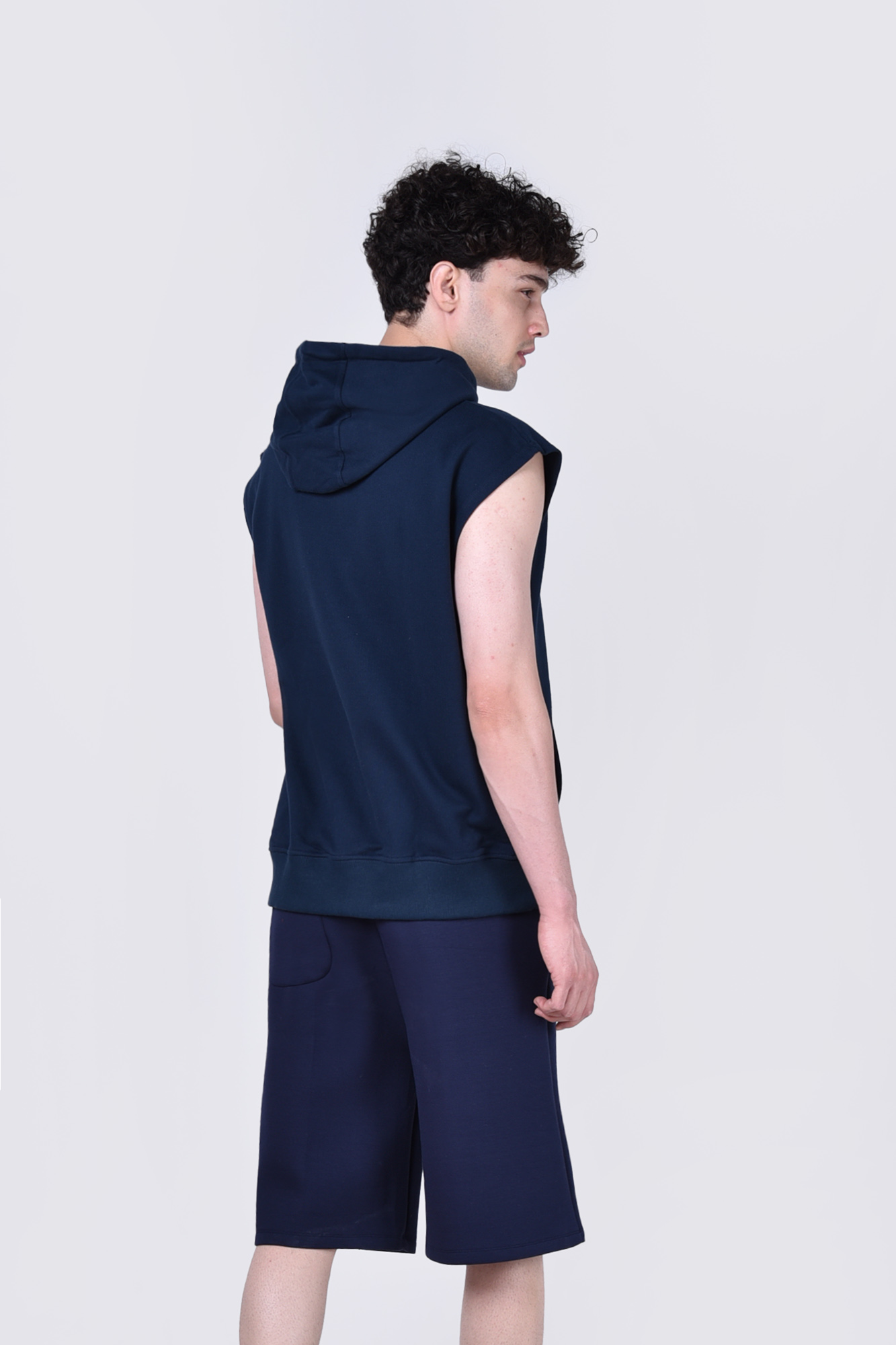 هودی آستین حلقه ای چاپی