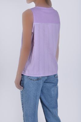 تاپ دکمه دار ترکیبی