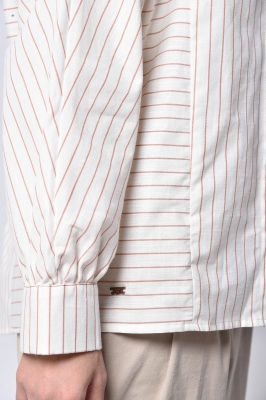 شومیز آستین بلند راه راه