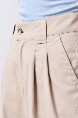 شلوار کتان پیلی دار