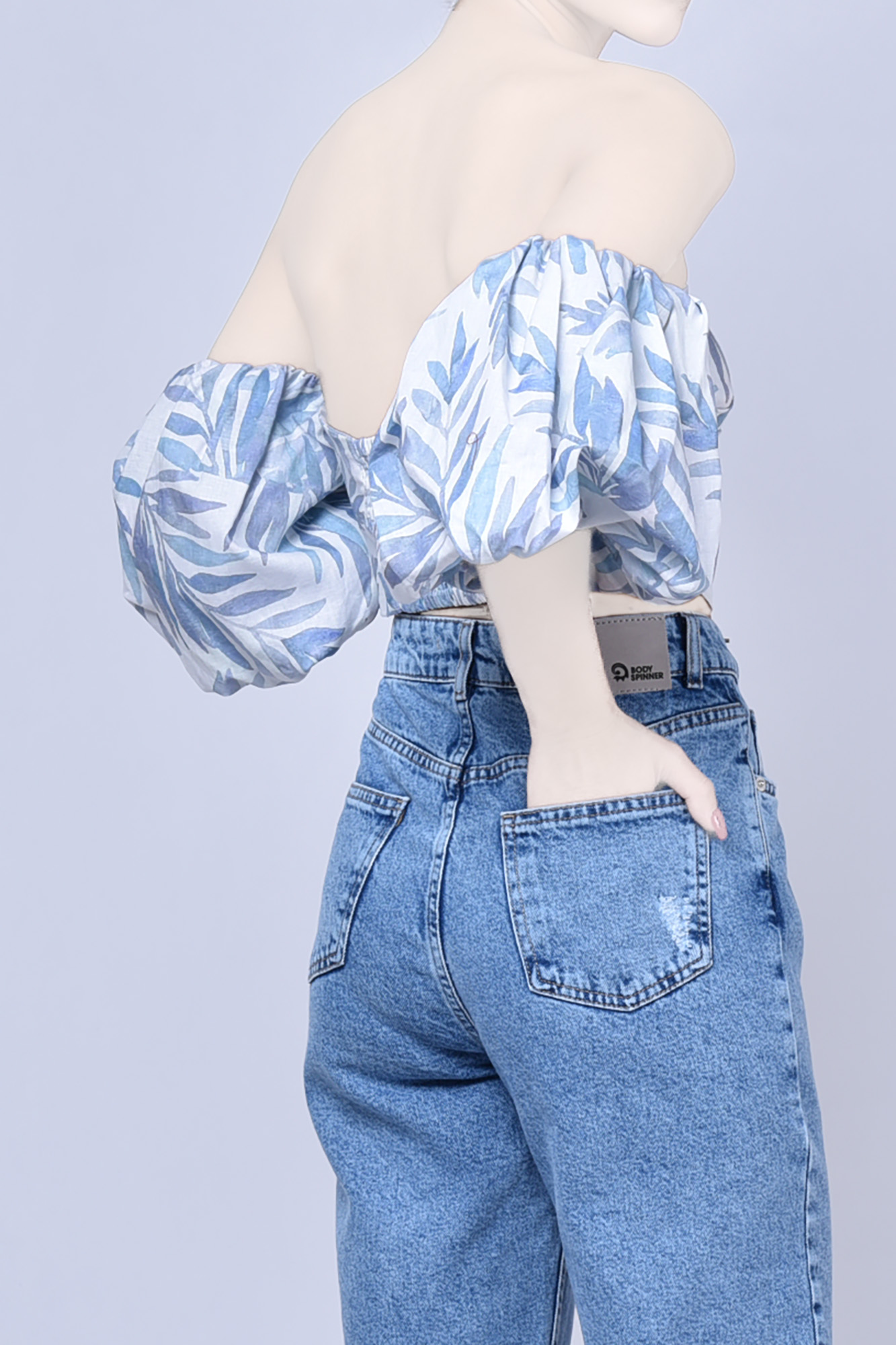 بلوز کراپ آف شولدر