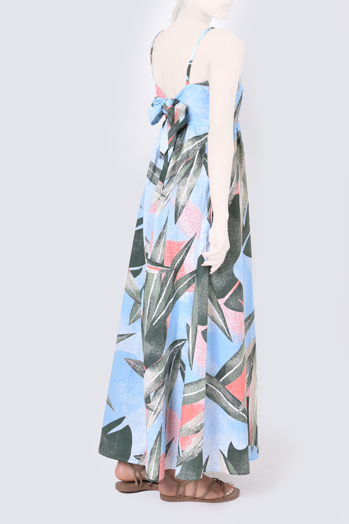 پیراهن بلند چاپی