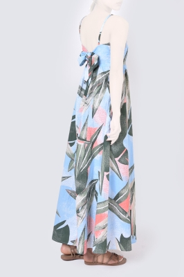 پیراهن بلند چاپی