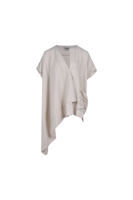 مانتو لینن گلدوزی دار