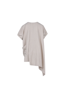 مانتو لینن گلدوزی دار