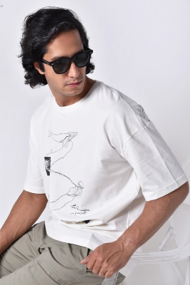 تیشرت آستین کوتاه چاپی