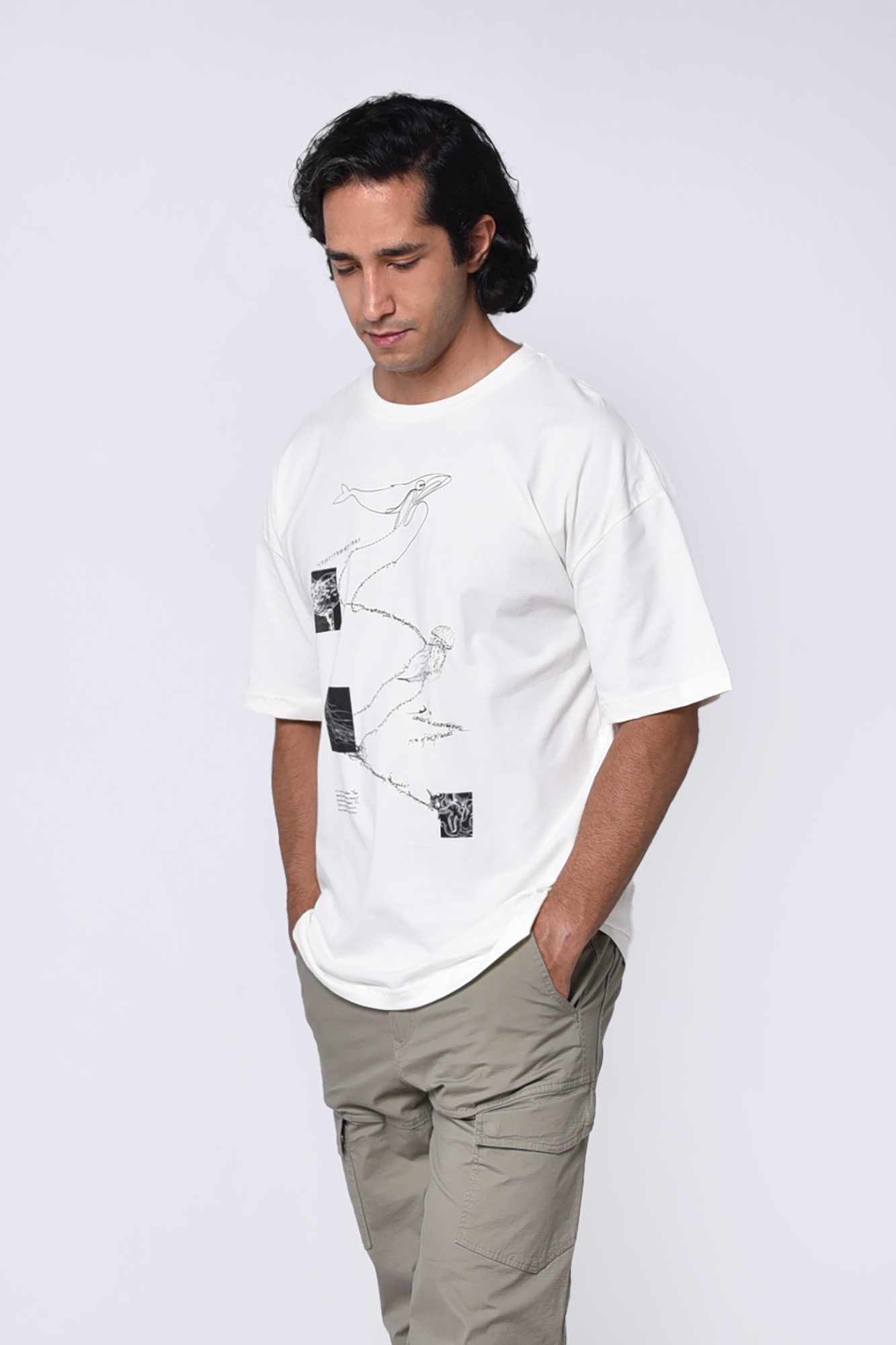 تیشرت آستین کوتاه چاپی