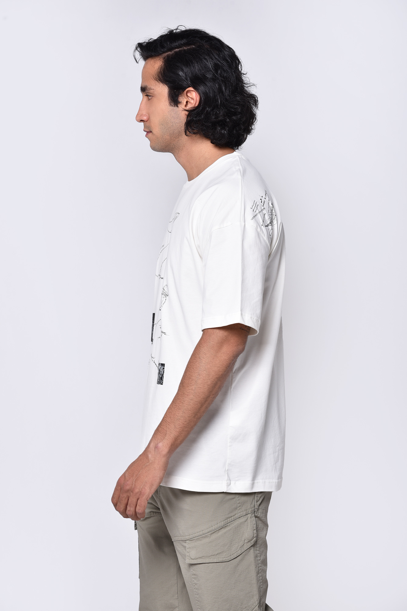 تیشرت آستین کوتاه چاپی