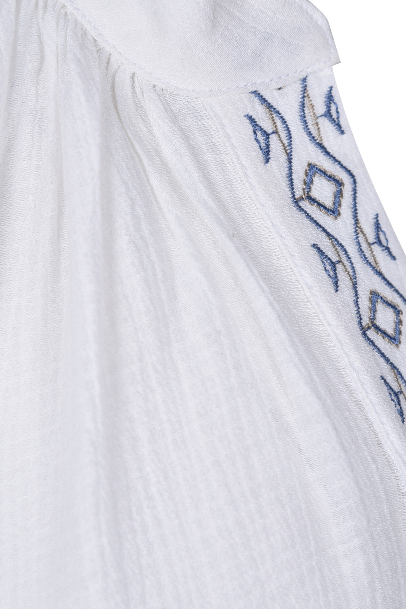 شومیز آستین بلند گلدوزی دار