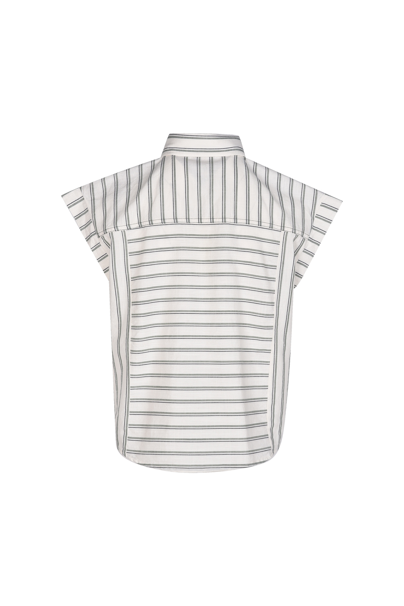 شومیز آستین کوتاه راه راه