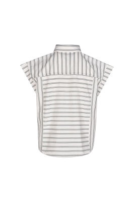 شومیز آستین کوتاه راه راه