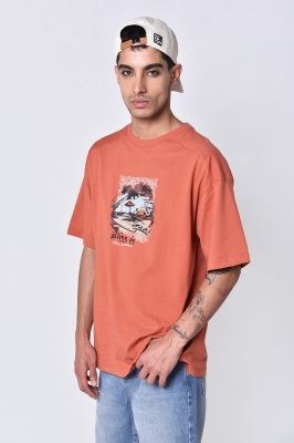 تیشرت آستین کوتاه چاپی