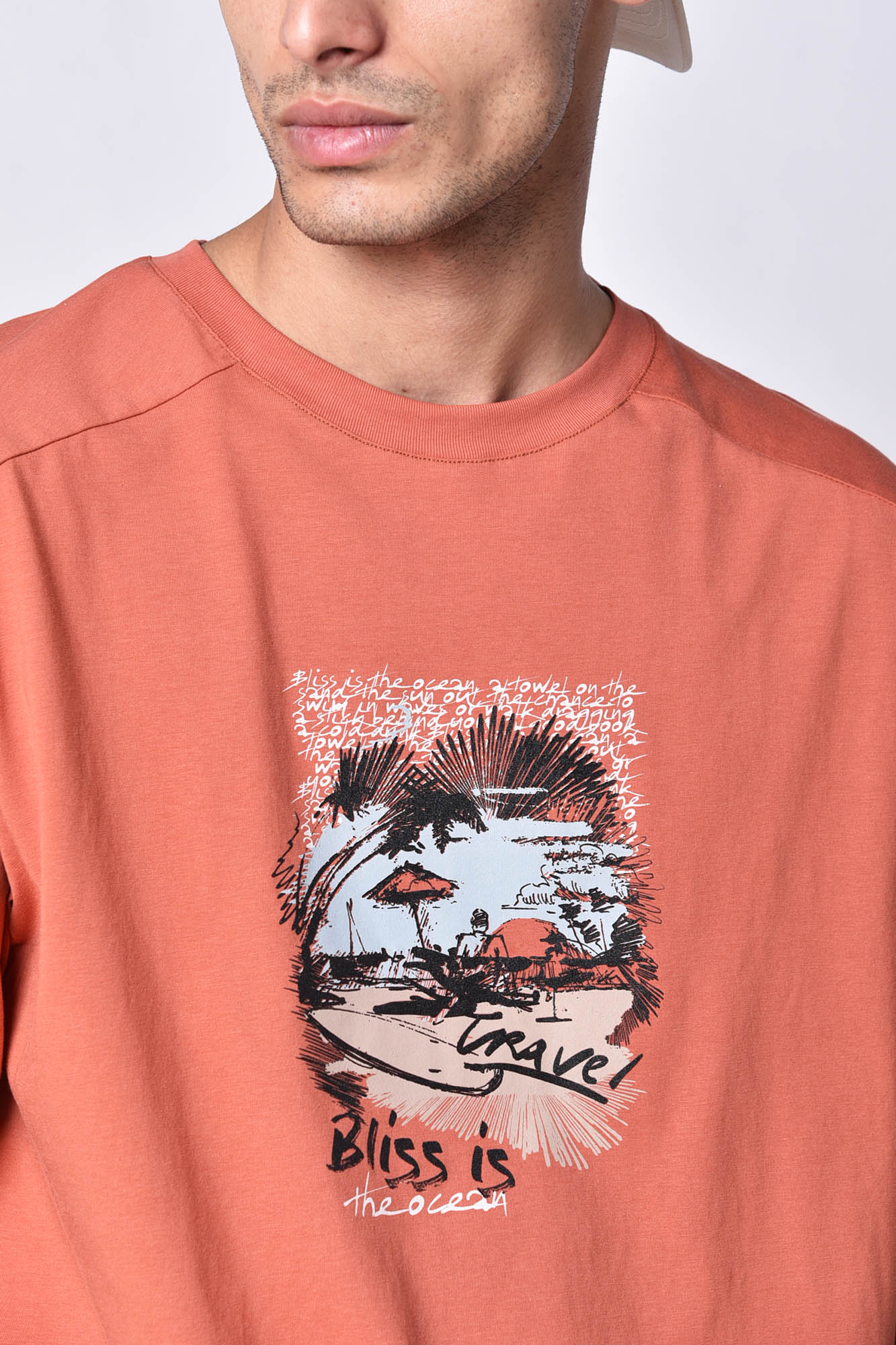 تیشرت آستین کوتاه چاپی