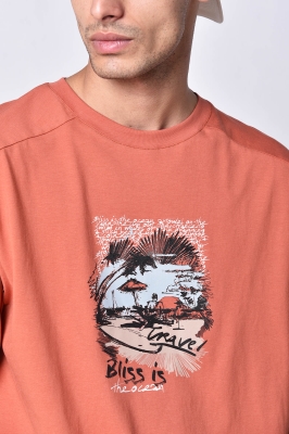 تیشرت آستین کوتاه چاپی