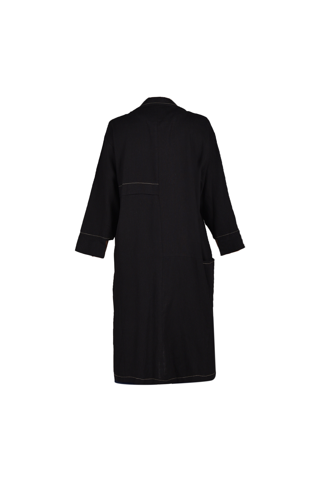 مانتو لینن یقه شال