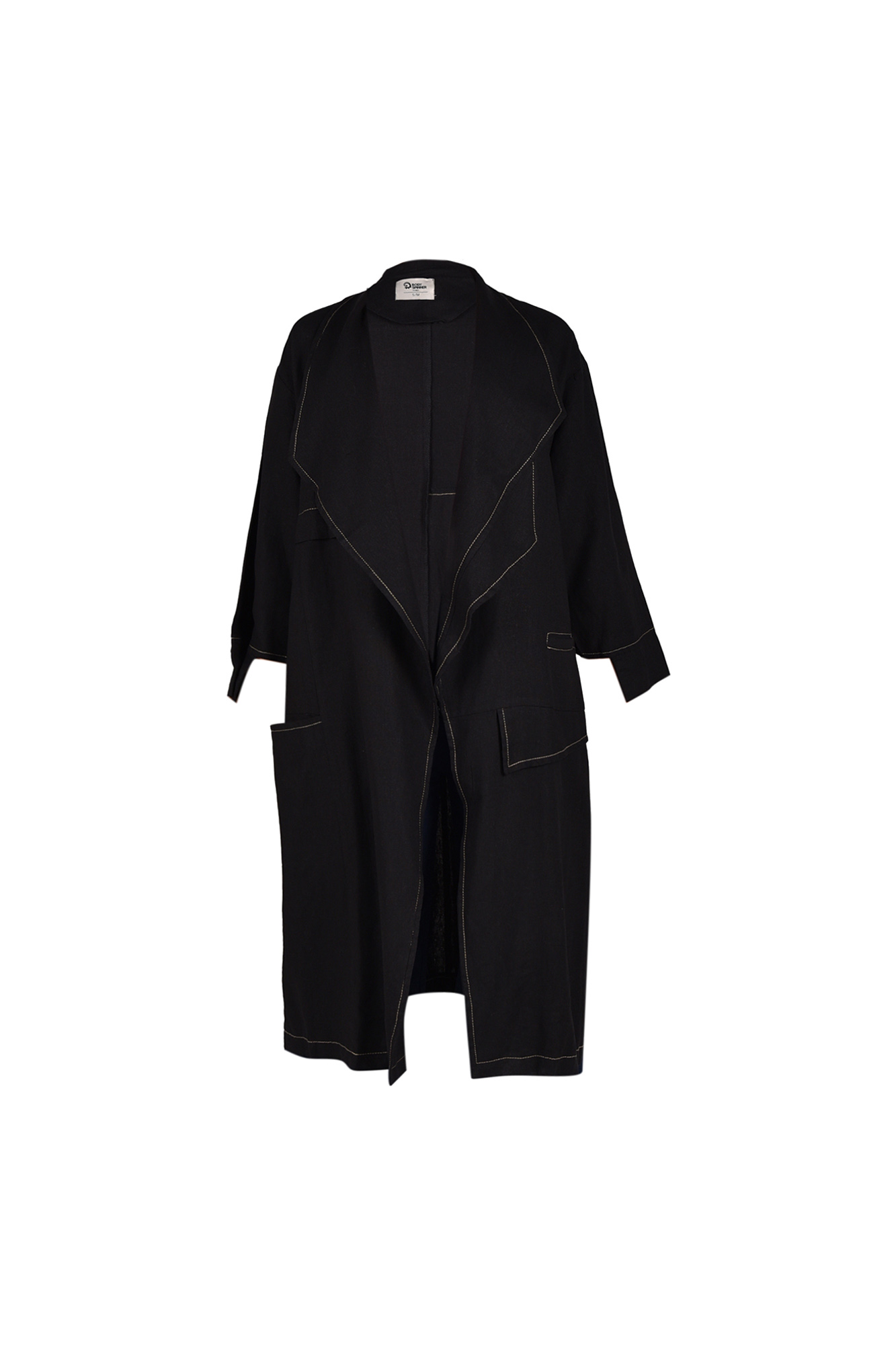 مانتو لینن یقه شال