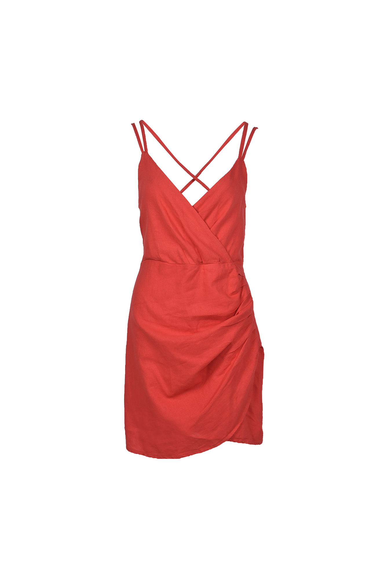 پیراهن پیلی دار لینن