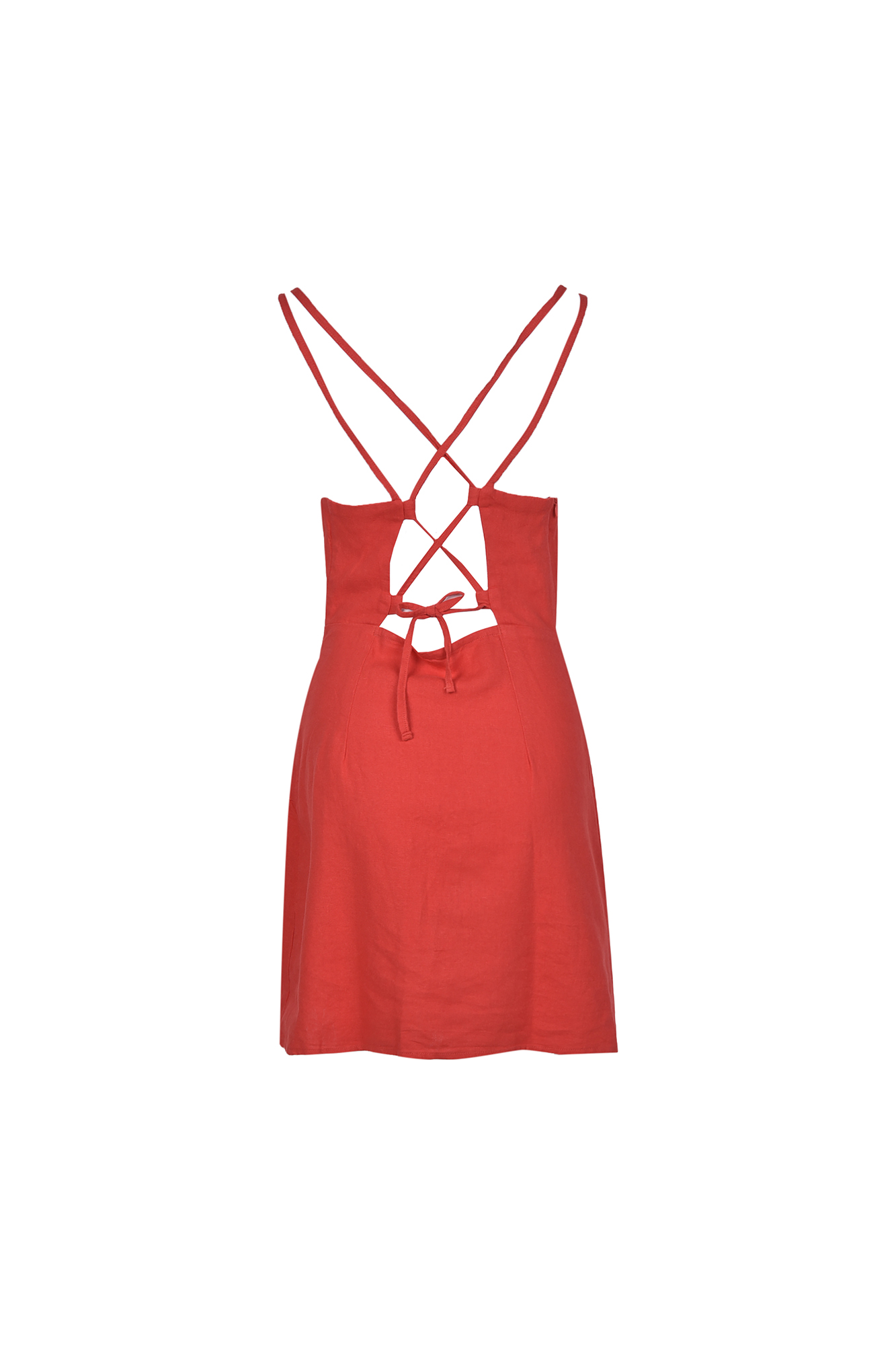 پیراهن پیلی دار لینن