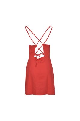 پیراهن پیلی دار لینن