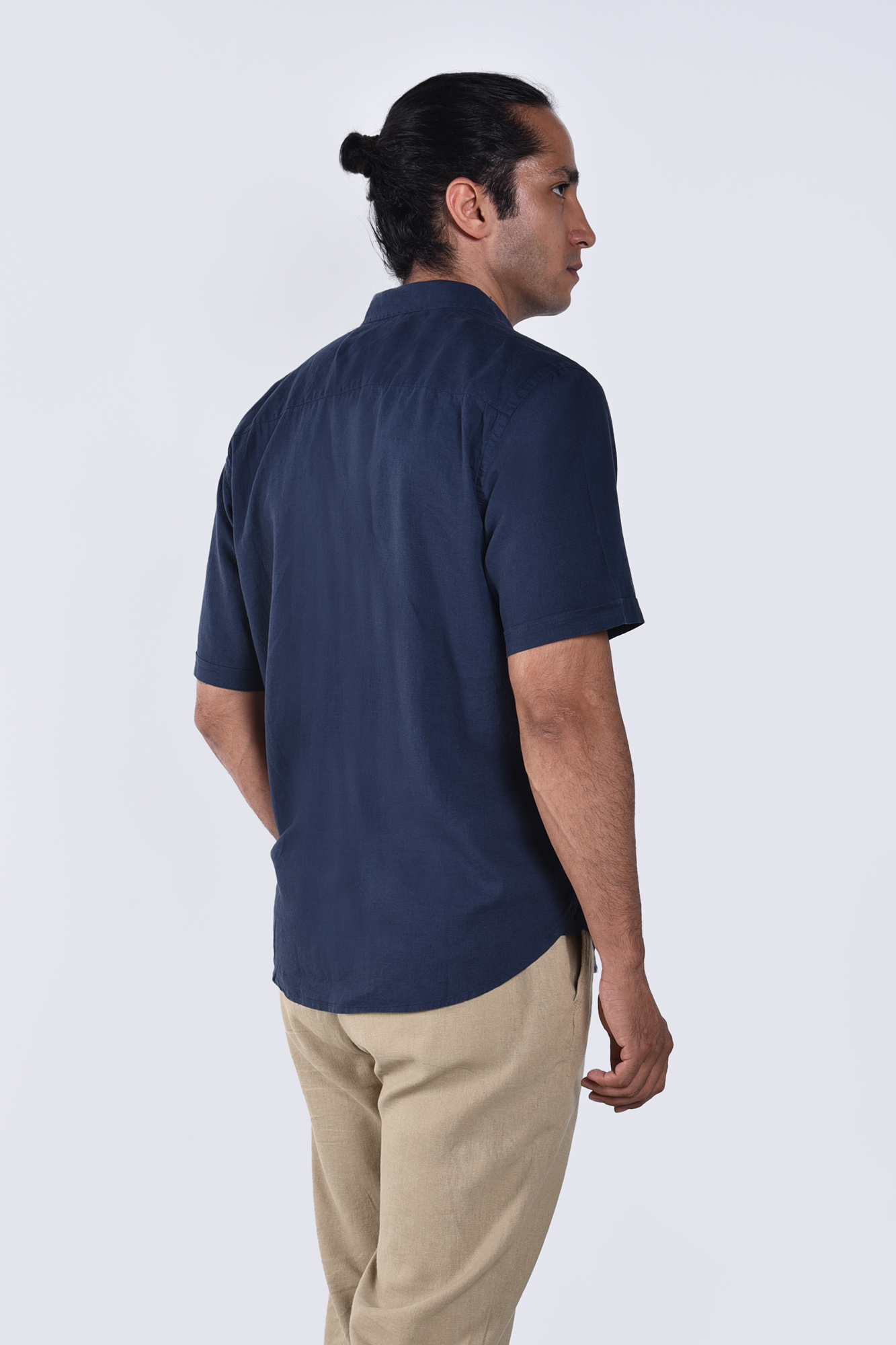 پیراهن آستین کوتاه یقه دار