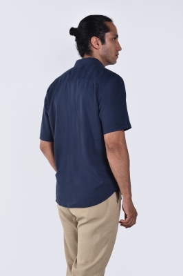 پیراهن آستین کوتاه یقه دار