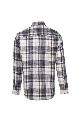 پیراهن آستین بلند چهارخانه رگولار فیت