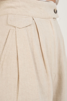 شلوار لینن واید