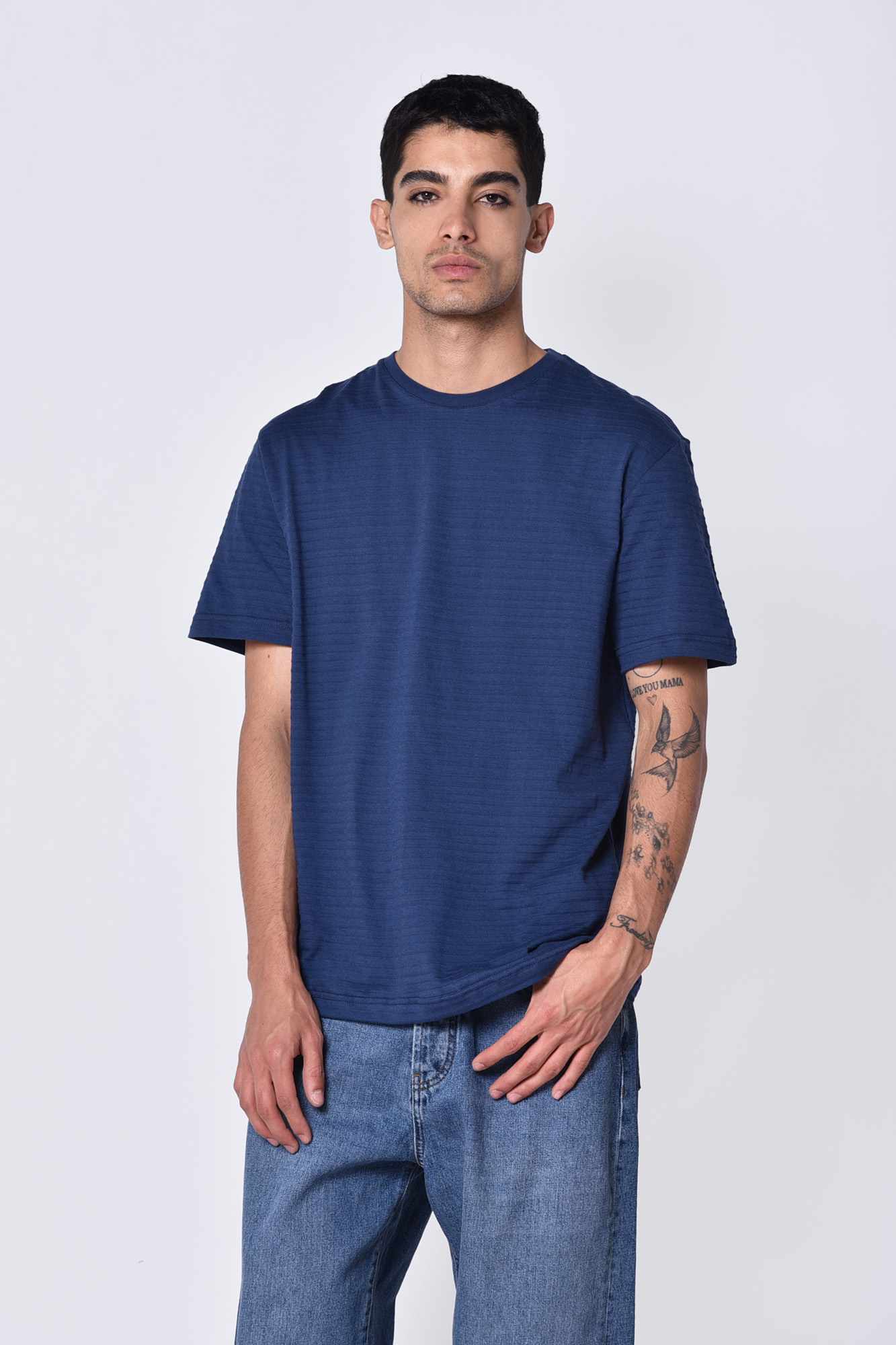 تیشرت آستین کوتاه ژاکارد رینگر