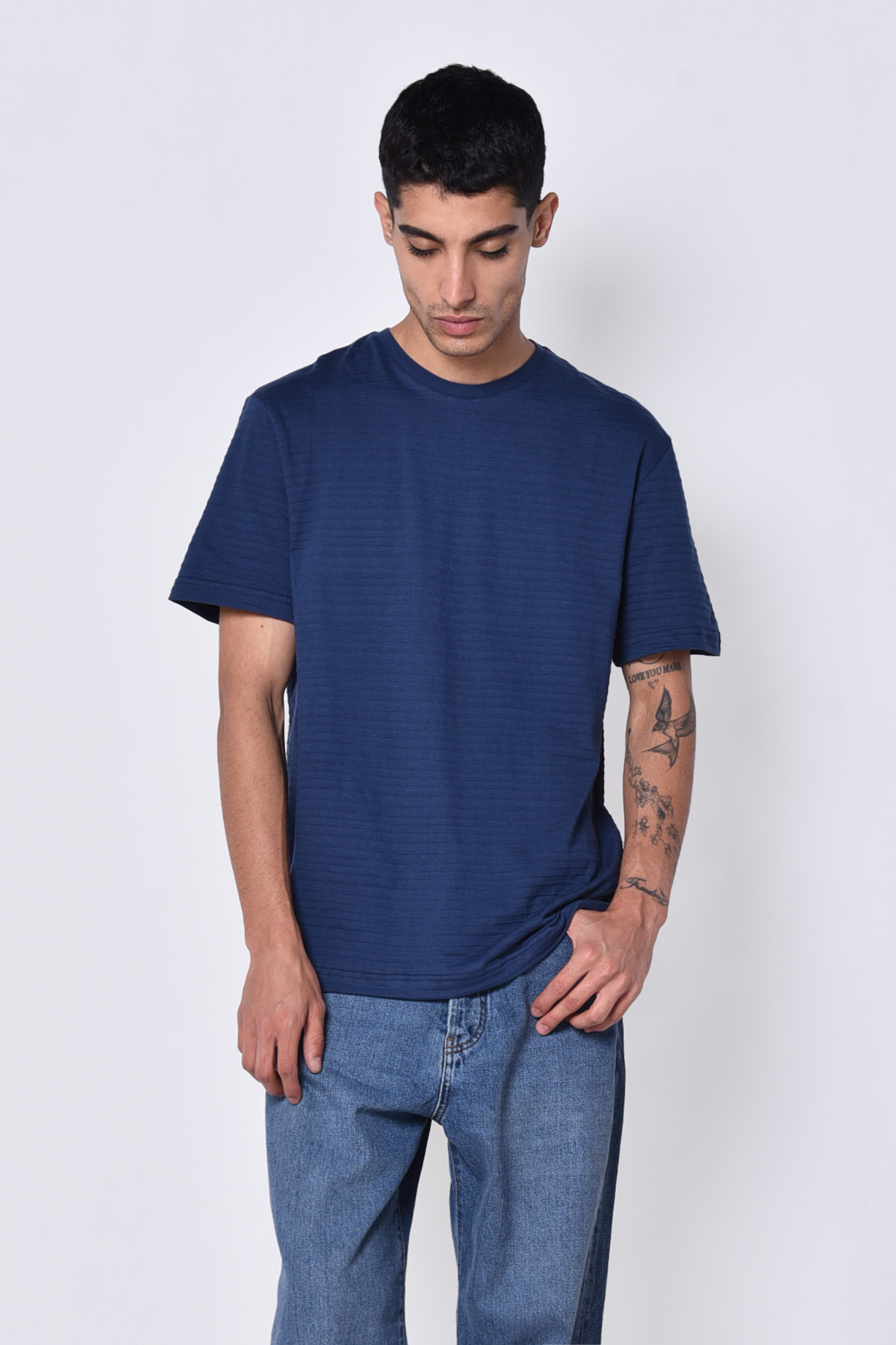 تیشرت آستین کوتاه ژاکارد رینگر