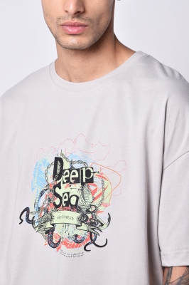 تیشرت آستین کوتاه چاپی