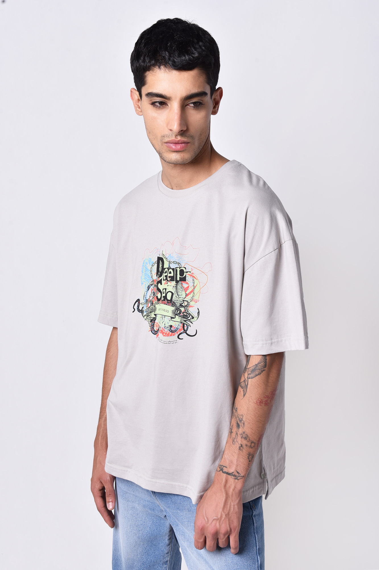 تیشرت آستین کوتاه چاپی