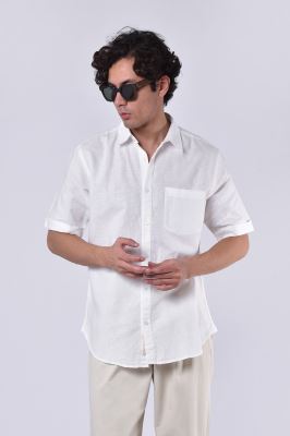 پیراهن آستین کوتاه یقه دار