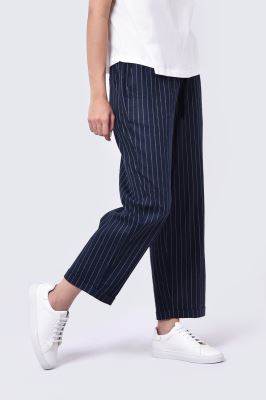 شلوار پارچه ای راه راه