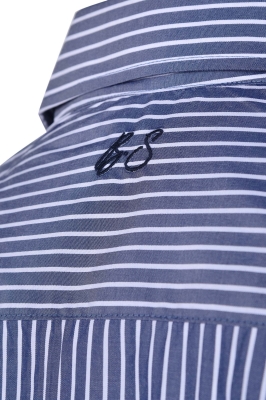 پیراهن آستین بلند راه راه اسلیم فیت