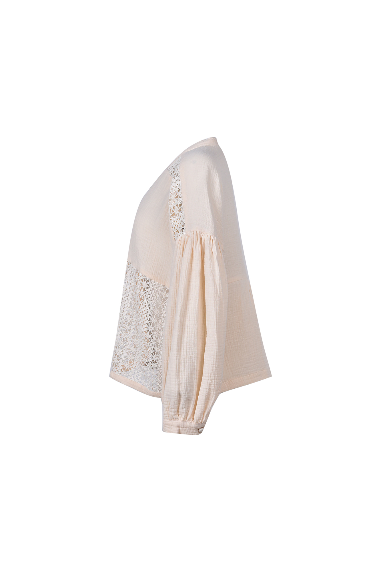 شومیز ترکیبی با گیپور