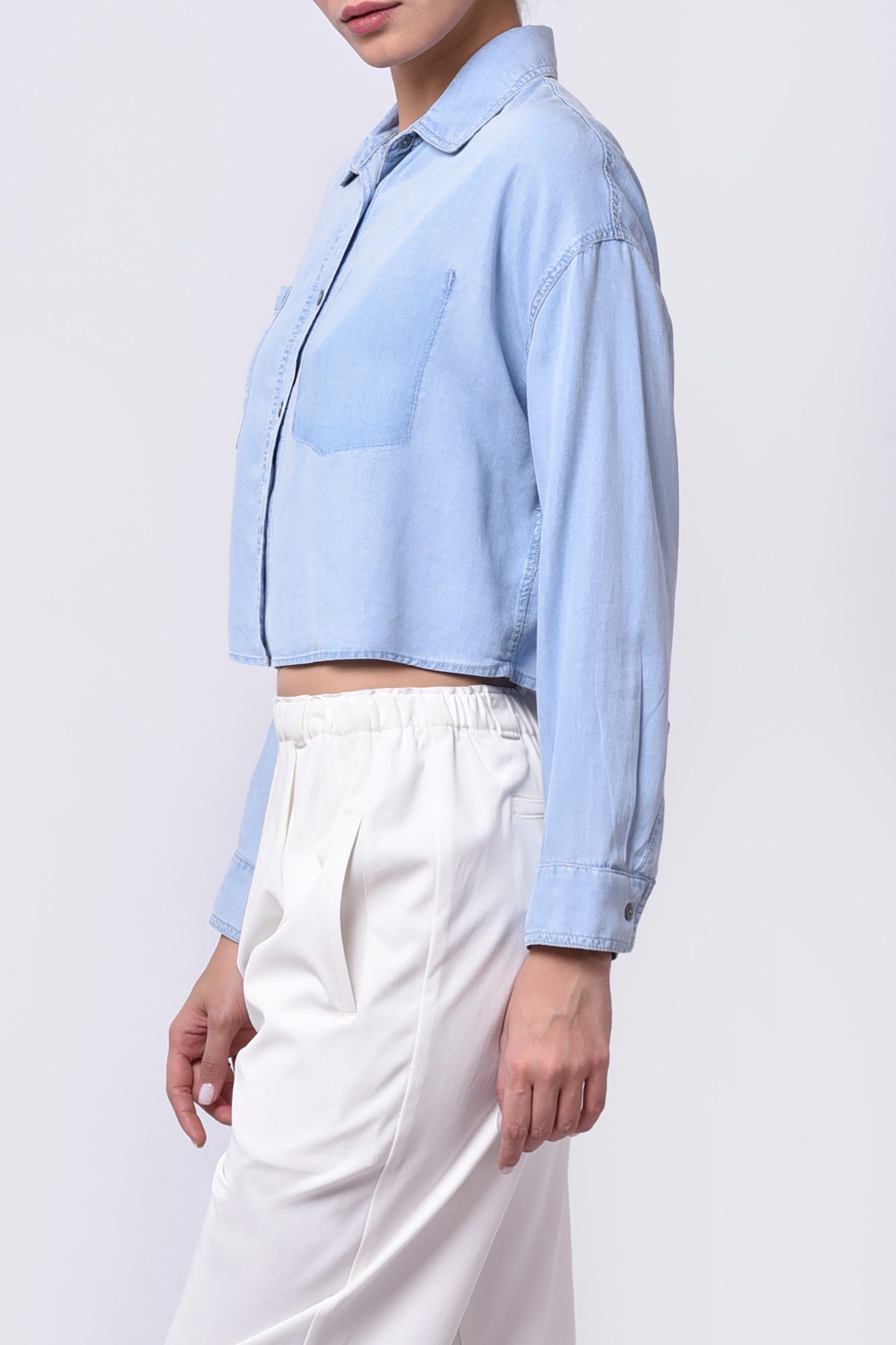 شومیز آستین بلند جین