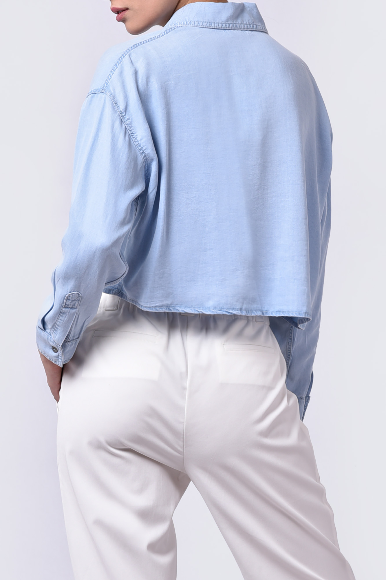 شومیز آستین بلند جین