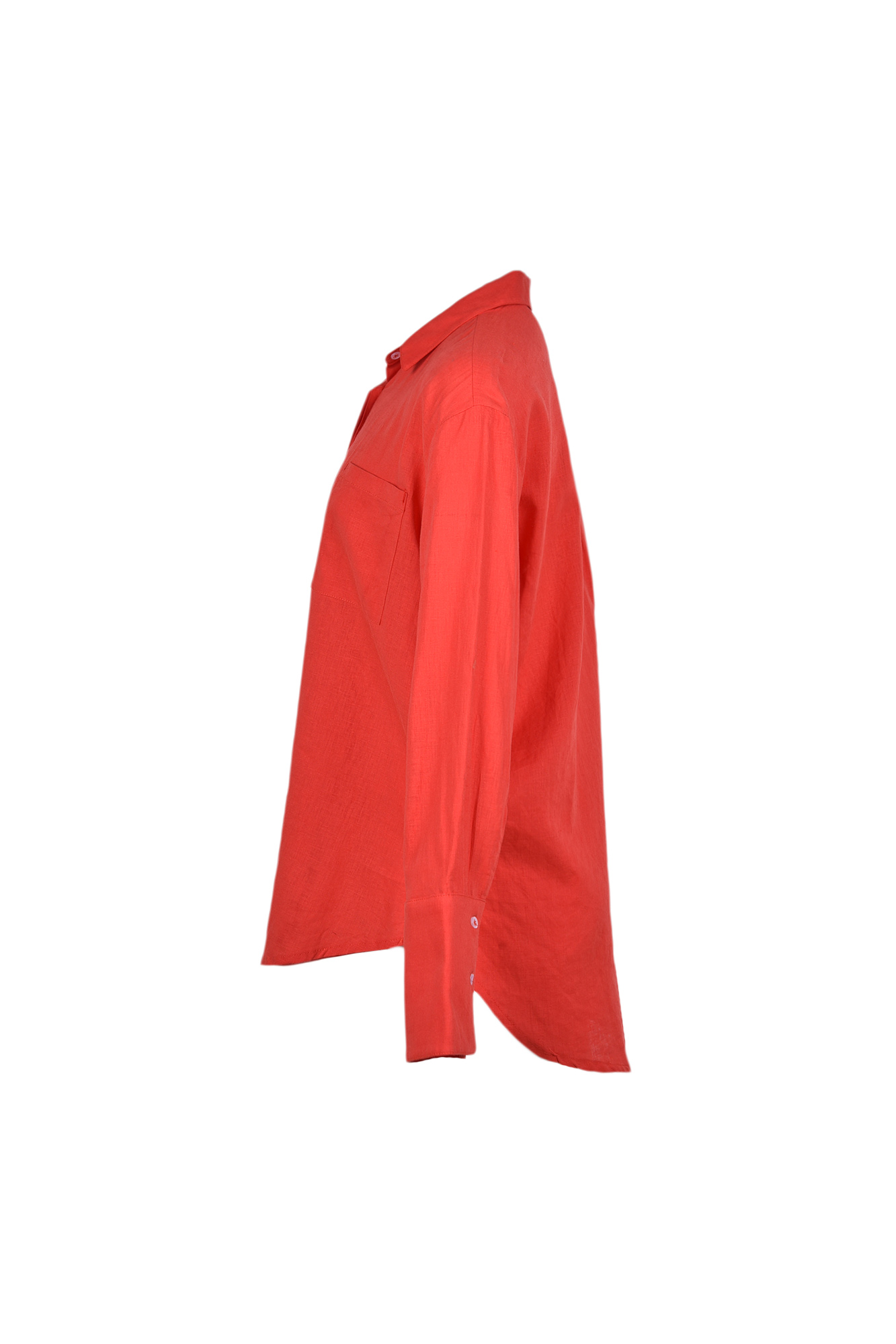 شومیز آستین بلند لینن بیسیک